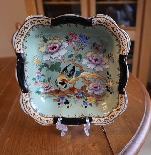 Plat faience anglaise - plat,