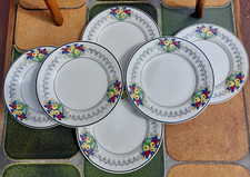 Longwy art déco assiettes - longwy,