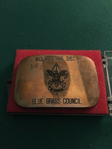Bsa brass belt buckle - brass,