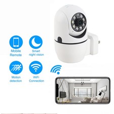Smart Security Camera 1080p HD Home Camera With Motion Detection Tilt 355° For