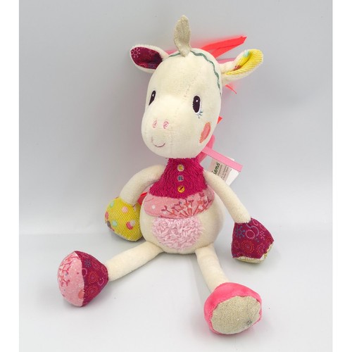 Doudou licorne louise rose - licorne,
