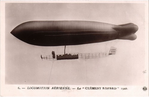Dirigeable clement bayard - pc, clement-bayard