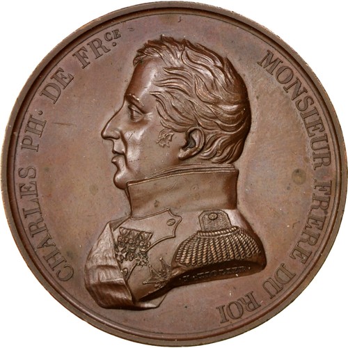 France medal louis xviii - france,,