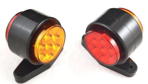 Rouge ambre 24v led marker - rouge,