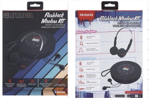 Aiwa flashback audio kit black - audio,