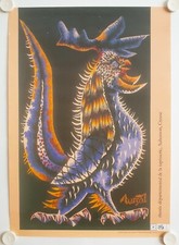Affiche JEAN LURÇAT Coq sabreur - Musée de la Tapisserie Aubusson