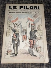 Le Pilori Numéro 485 ,dimanche 4 Août 1895, Irresponsabilités Ministérielles