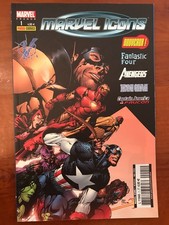 MARVEL  ICONS N° 1  La Méthode Forte - FF - Avengers - Panini 2005 Comme Neuf