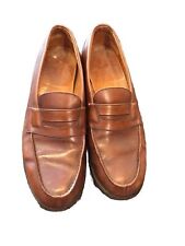 Authentique Mocassins Cuir Marron JM Weston 7,5 B