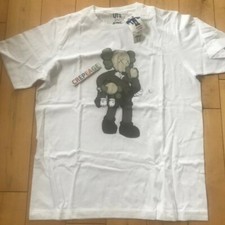 Shirt kaws uniqlo ardoise - t-shirt, x