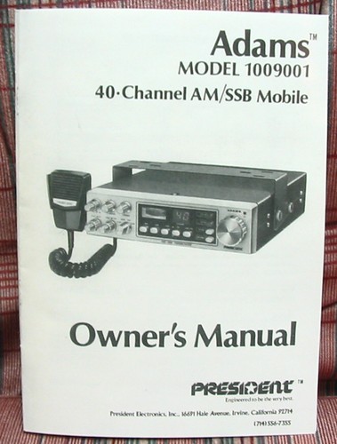 President adams channel - president, 40
