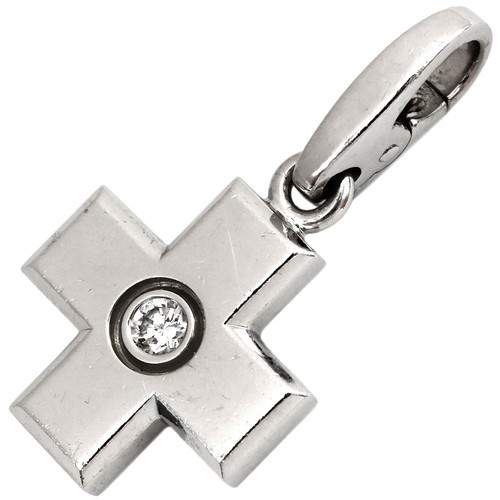 Pendentif cartier haut croix - haut,