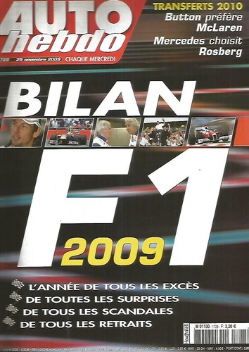 Auto hebdo 1728 bilan 2009 - hebdo, n°1728