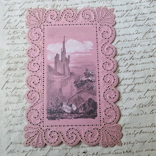 Dessin sur canivet château - dessin,
