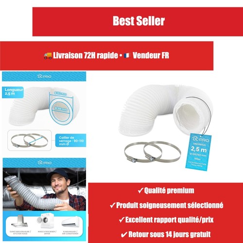 Tuyau évacuation flexible - , pvc