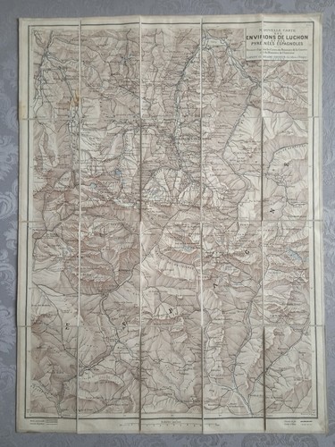 Luchon carte géographique - luchon,