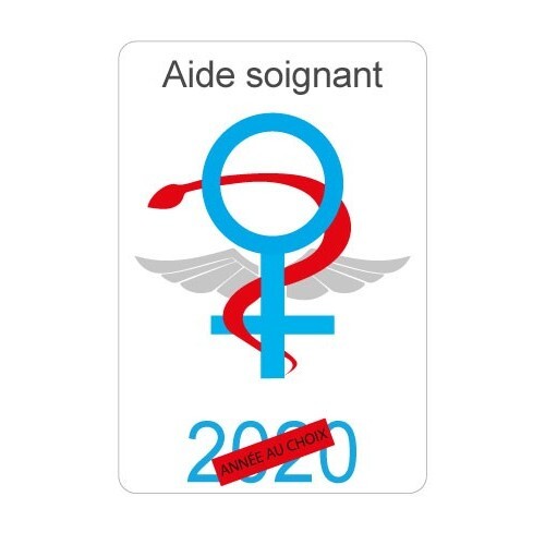 Caducée aide soignant logo