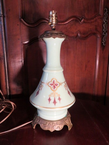 Vase opaline vert - opaline,