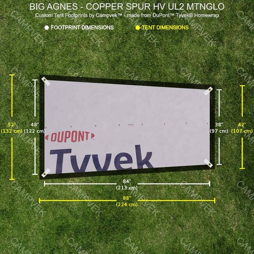 Tyvek footprint for the - tyvek, big