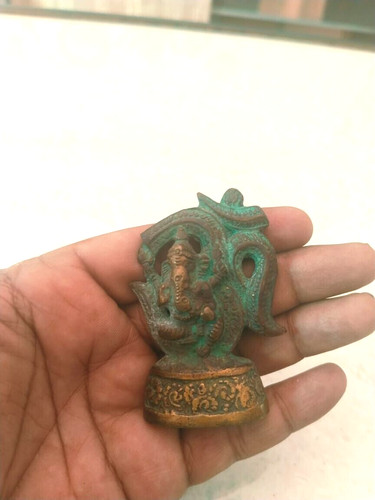 Vintage ancien laiton ganesha - vintage,