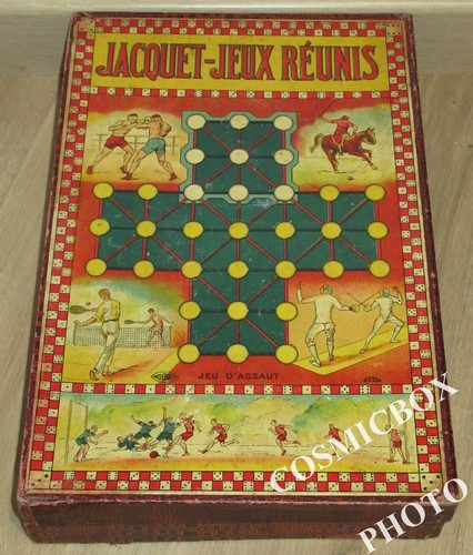 Jacquet jeux réunis ancien - jeux,