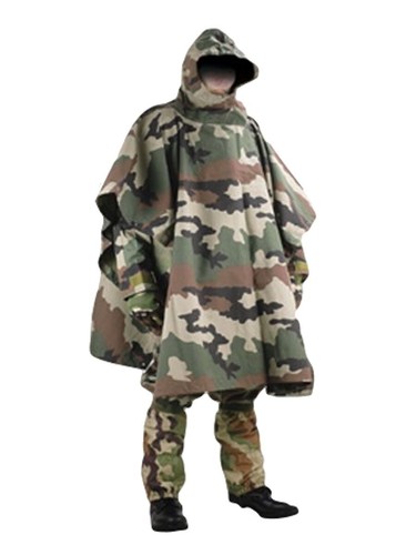 Poncho camouflé étanche - camouflé,