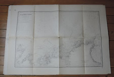 Carte marine ancienne du cap