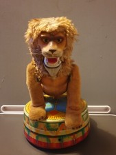 Battery Operated Toy CIRCUS LION Jouet vintage a piles 1950 Japan IWAYA SEISAKUS