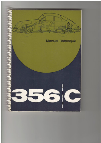 Manuel porsche 356 original - porsche,