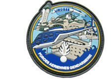 COLLECTION ECUSSON PVC GEND. SAG / FAG DE LIMOGES HELICOPTERE