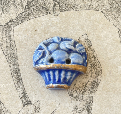 Ancien bouton céramique - ancien,