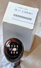 BMW Véritable Cuir & Noyer Bois Manuel 6 Vitesse Pommeau E39 5 Séries M Sport