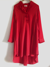 ZADIG & VOLTAIRE et Robe 100% Soie rouge ETAT NEUF