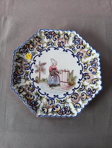 Assiette henriot quimper - assiette,