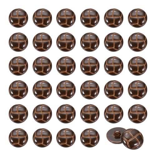 Pour 50pcs boutons style cuir - pour,