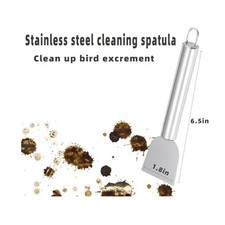 Kit Nettoyeur Cage à Oiseaux en Acier Inoxydable 5 Pièces pour Nettoyage Cage