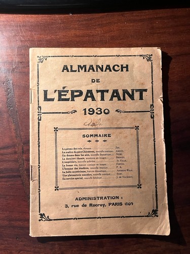 Almanach epatant - almanach, l'epatant