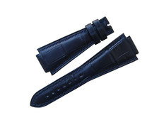 Sangle En Alligator Bleu Navy