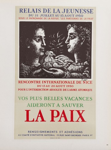 Pablo picasso affiche 1950 - pablo,