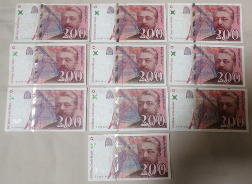 Lot billet français 200 - lot,