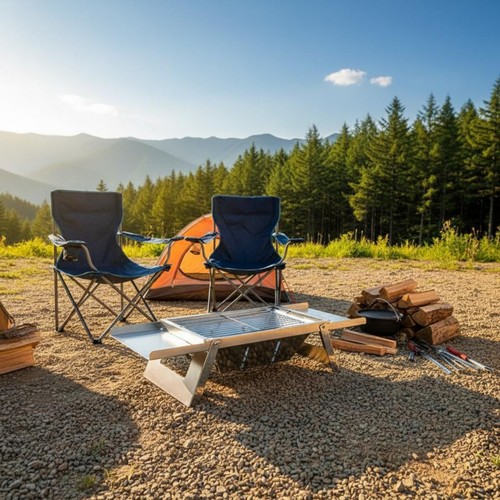 Barbecue portable pliant peu - portable,