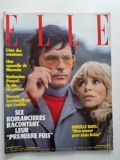 Magazine mode fashion ELLE French #1884 15 fevrier 1982 A. Delon Mireille Darc