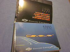 1998 Chevrolet Cavalier Propriétaire Manuel OWNER'S Set