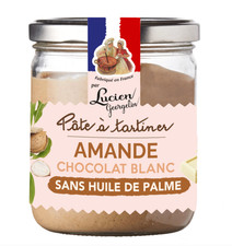 Lucien Georgelin Pâte à tartiner Amande et chocolat blanc le lot de 3 x 400g