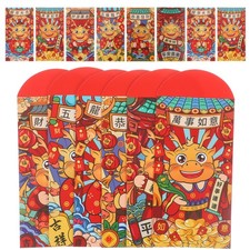  24pcs Style chinois Red Money