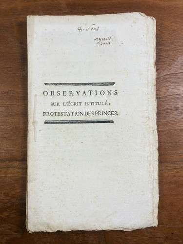 Rare pamphlet 1771 - rare,
