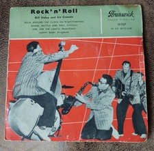 BILL HALEY AND HIS COMETS EP 4 TITRES (VG) : Rock'N'Roll: Rock around the clock
