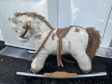 Ancien Cheval A Roulettes Jouet Enfant Trupa Original Deco Vintage