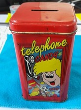 Tirelire en métal Cabine téléphone  Candy 
