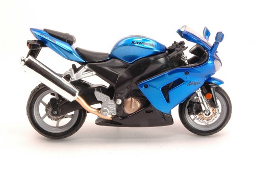 Miniature moto burago - miniature, kawasaki